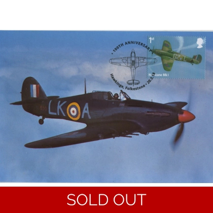 4059mx2 Royal Air Force Maximum Card - Hurricane
